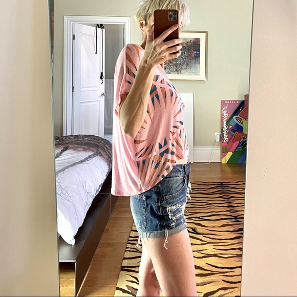 Aritzia 2/$30 high-low boho top - Picture 3 of 6